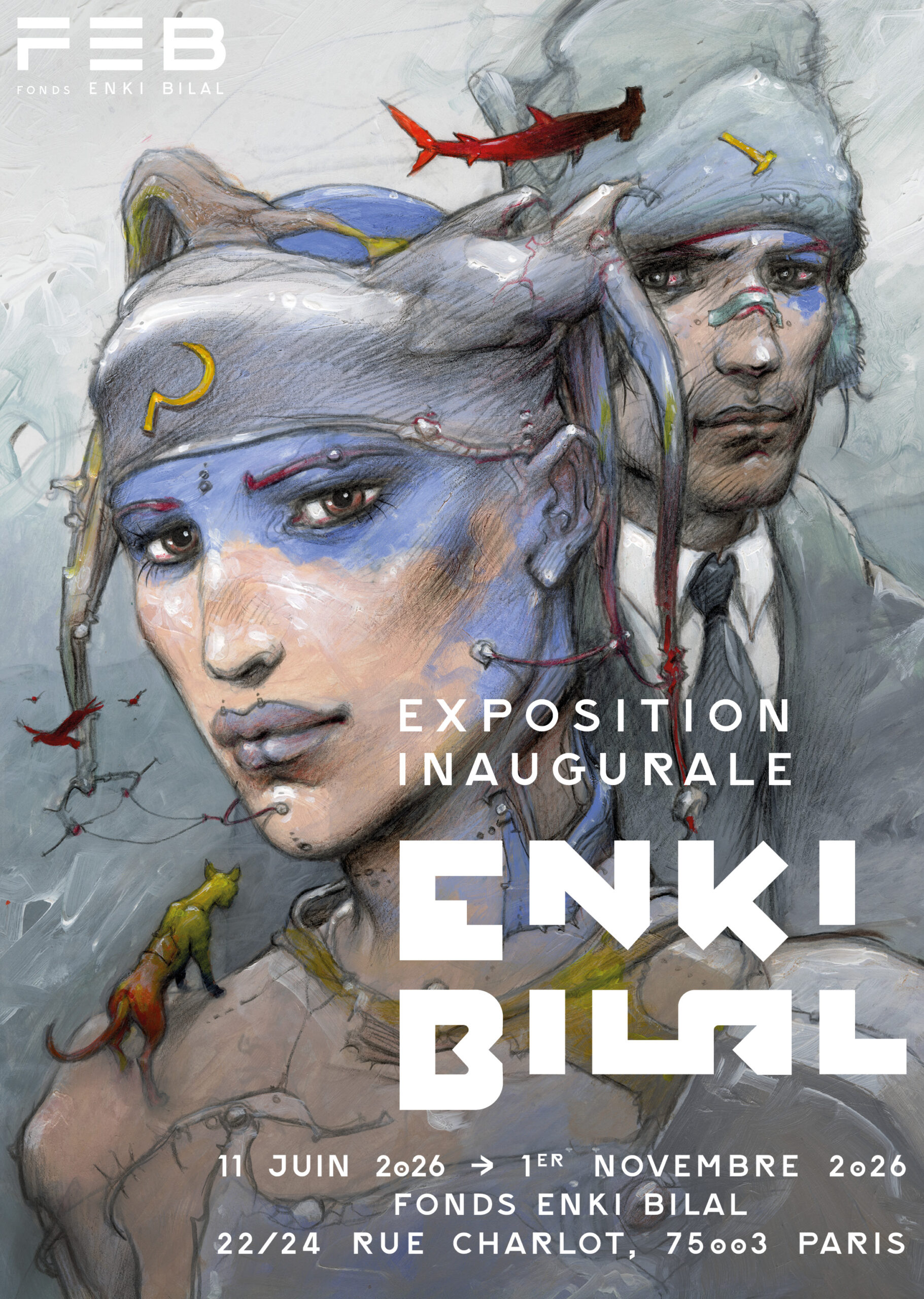 Enki Bilal - Affiche FEB